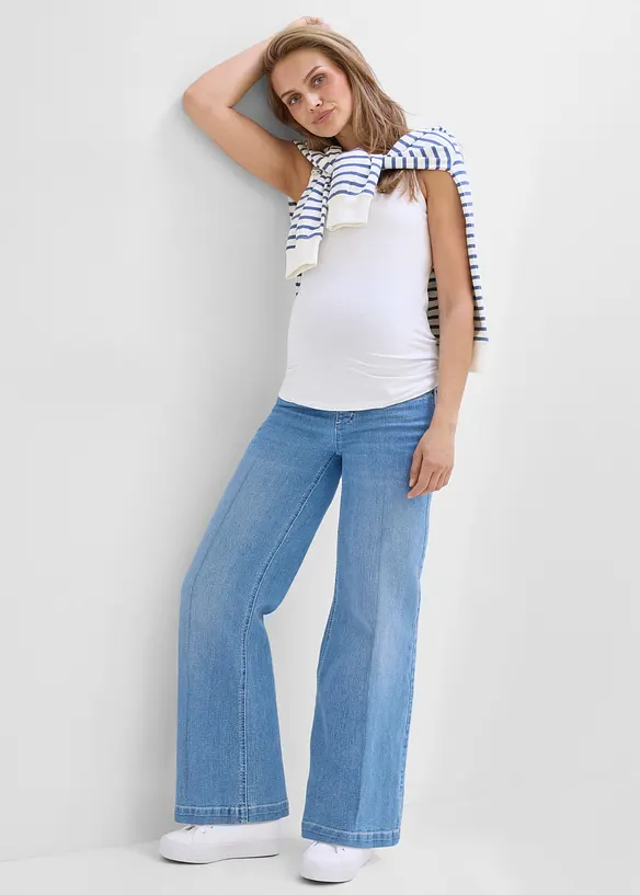 Vida mammajeans av elastisk denim, Full Length, bonprix