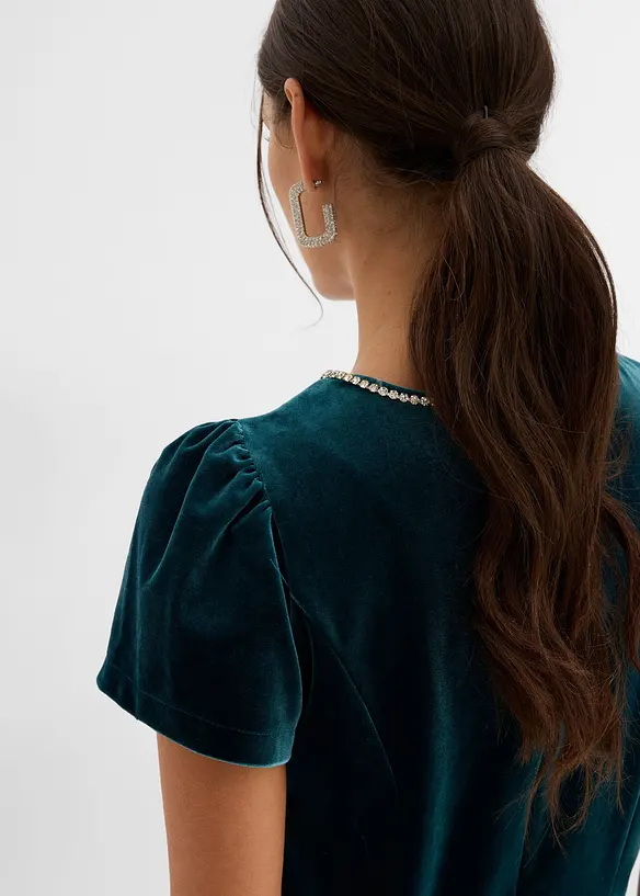 Kl&auml;nning med strass, bonprix