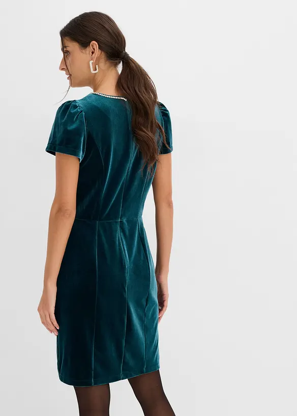 Kl&auml;nning med strass, bonprix
