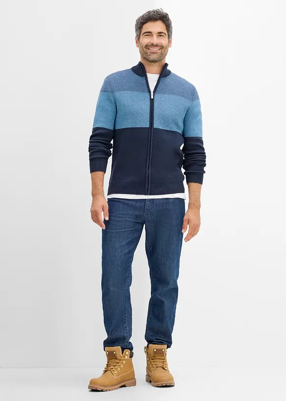 Stickad kofta i Regular Fit, bonprix