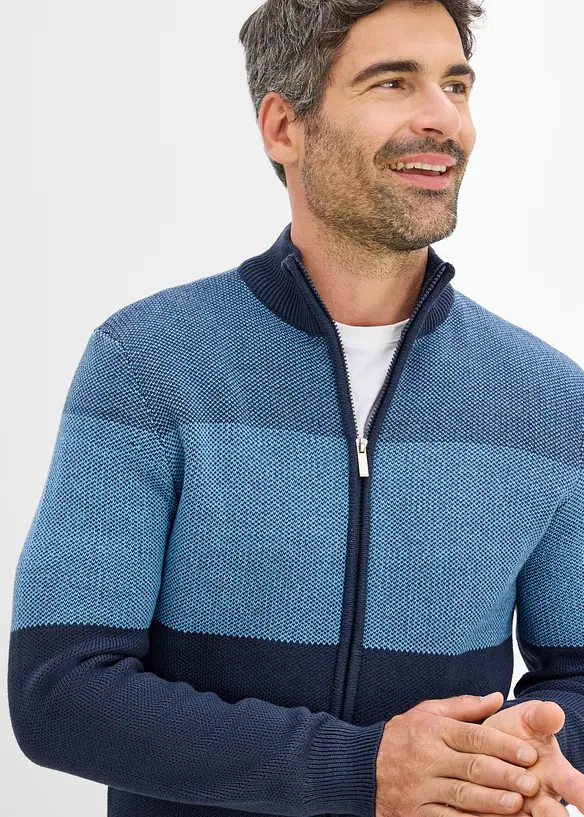 Stickad kofta i Regular Fit, bonprix