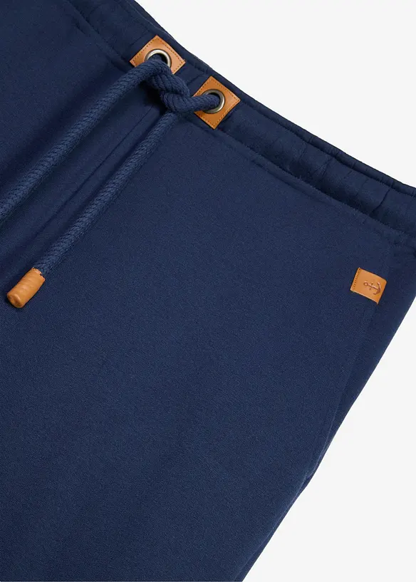 Joggingbyxa av stabilt material med polyuretandetaljer, bonprix