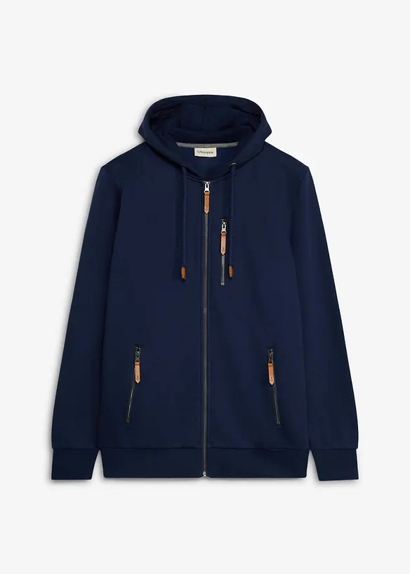 Munkjacka av stabilt material med polyuretandetaljer, bonprix