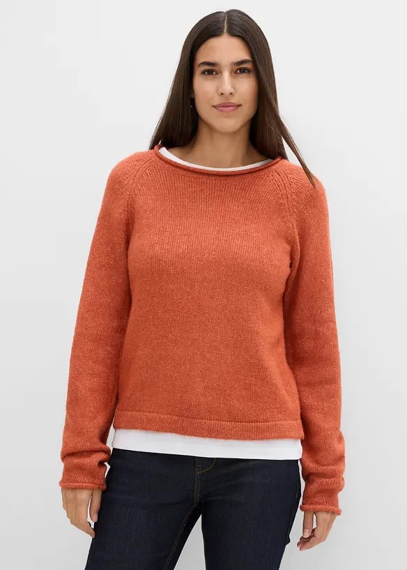 Tr&ouml;ja med rund halsringning, bonprix