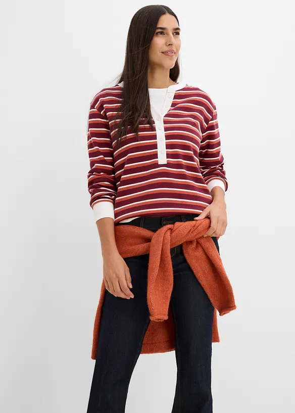 Sweatshirt i ekologisk bomull, bonprix