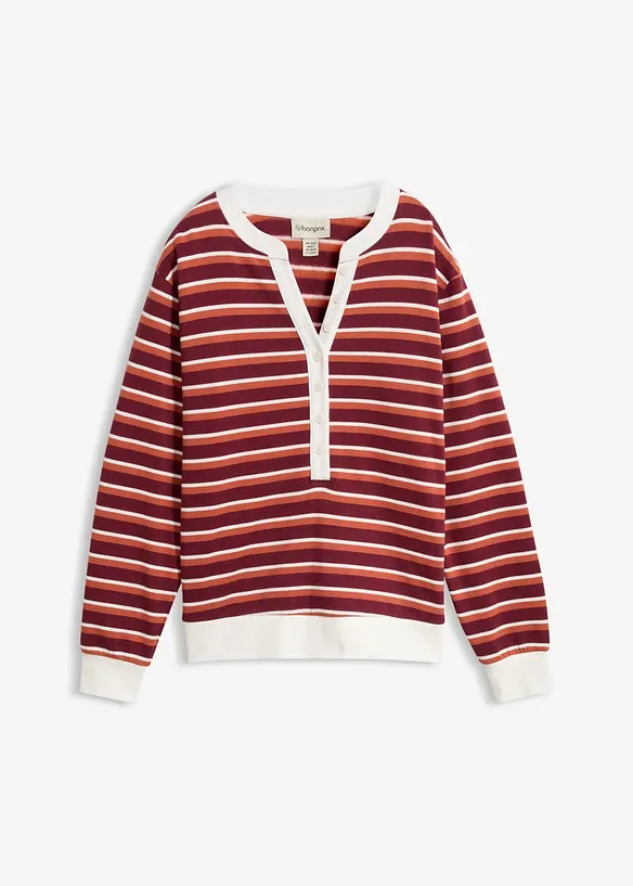 Sweatshirt i ekologisk bomull, bonprix