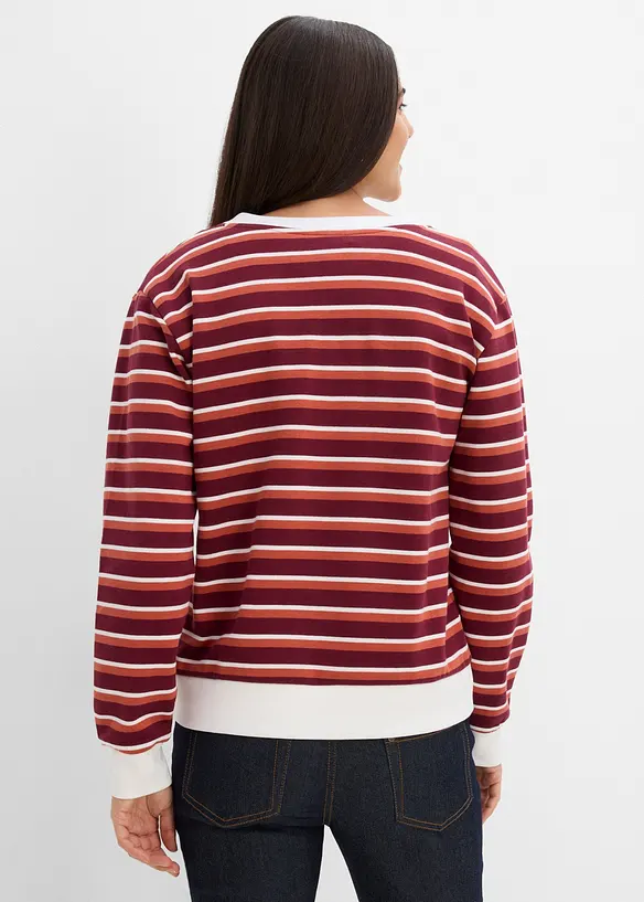 Sweatshirt i ekologisk bomull, bonprix