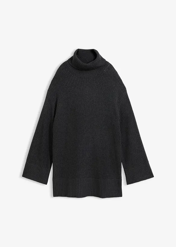 Polotr&ouml;ja i oversizemodell av bomullsmix, bonprix