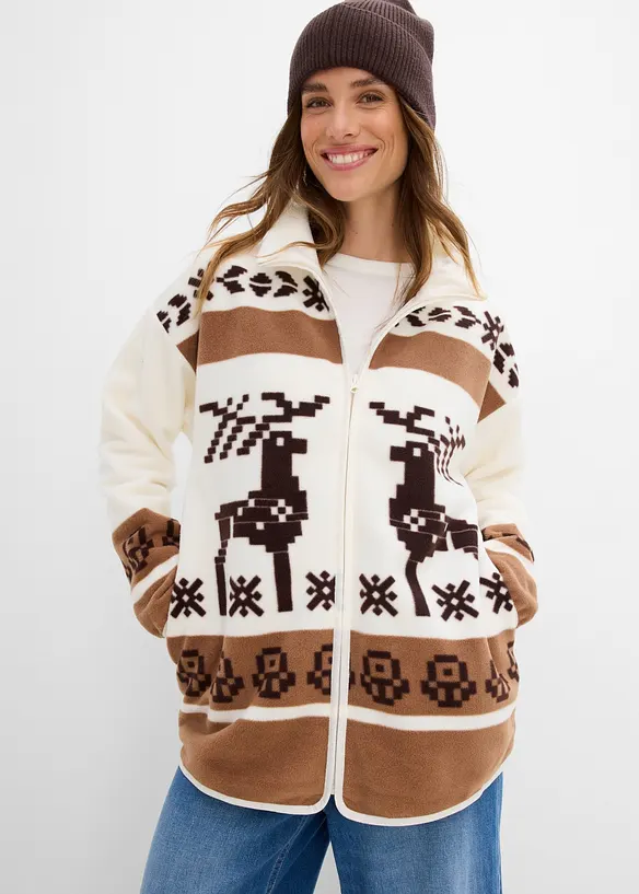 Jacka i teddyfleece, bonprix