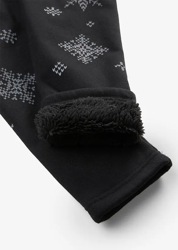 Leggings med teddyfoder, bonprix