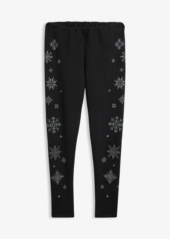 Leggings med teddyfoder, bonprix