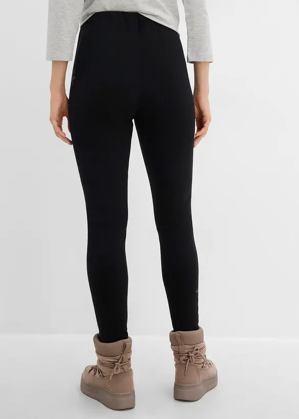 Leggings med teddyfoder, bonprix