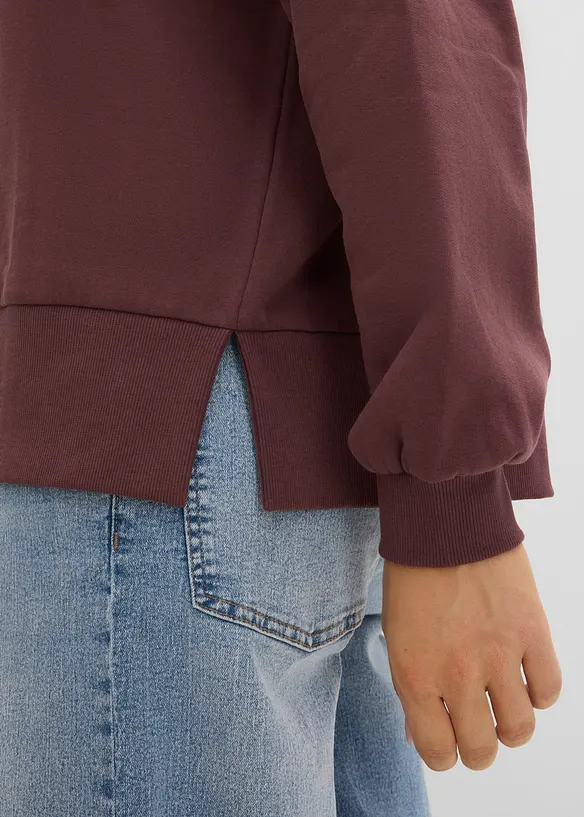 Oversizesweatshirt i bomull, bonprix