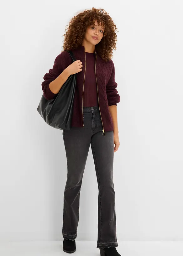 Bootcut-jeans med High Waist, bonprix