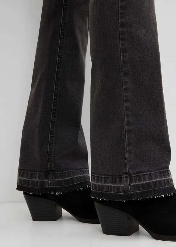 Bootcut-jeans med High Waist, bonprix