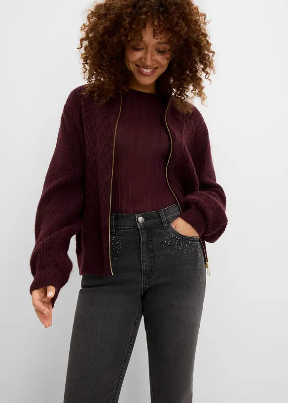Bootcut-jeans med High Waist, bonprix