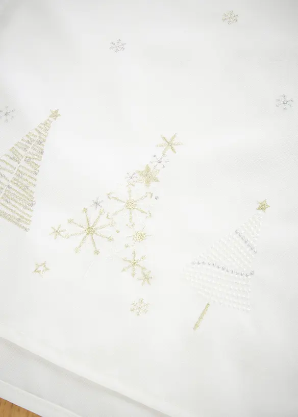 Bordsl&ouml;pare med glansigt broderi, bonprix