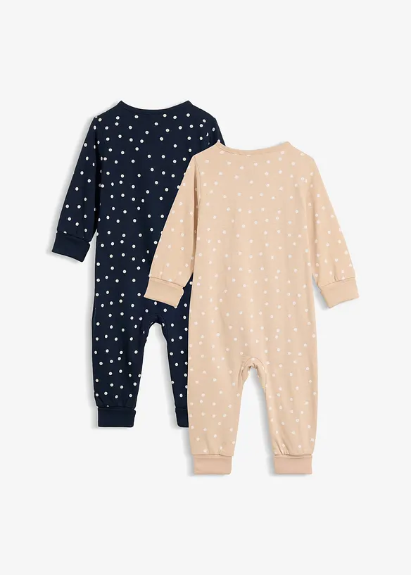 Sparkbyxa som kan bli st&ouml;rre, av ekologisk bomull (2-pack), bonprix