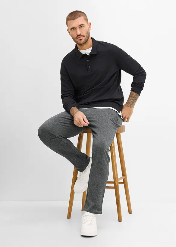 Joggingbyxa med fickor med dragkedja, bonprix