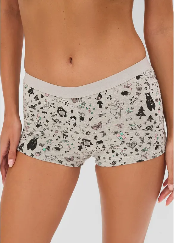 Boxertrosa med mjuk bomull (4-pack), bonprix