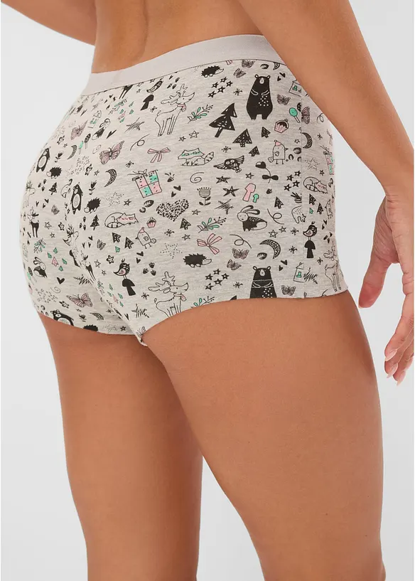Boxertrosa med mjuk bomull (4-pack), bonprix