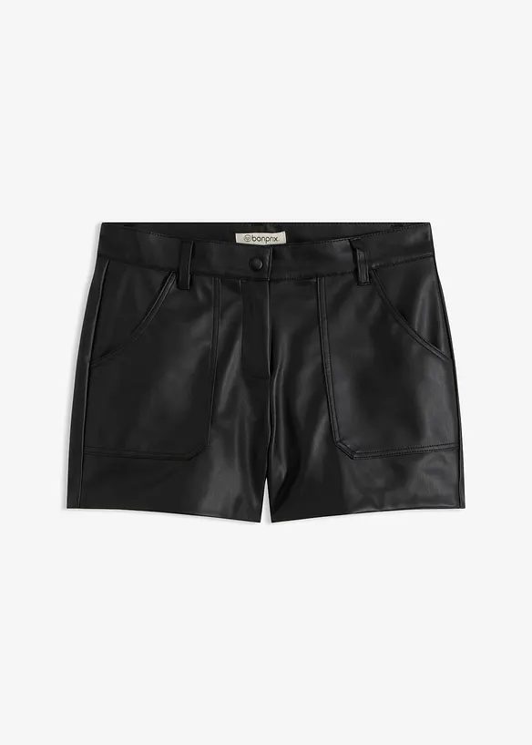 Shorts i skinnimitation med Mid Waist, bonprix