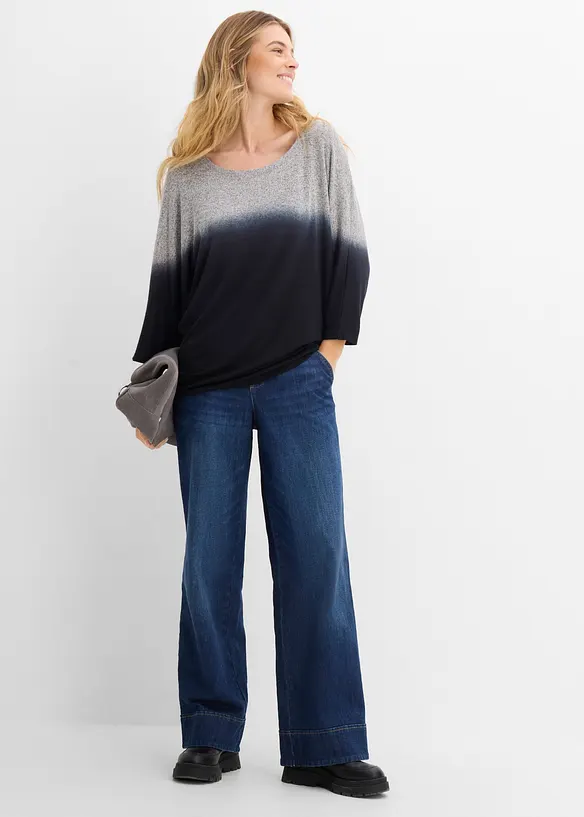 Oversizetopp med olika nyanser, bonprix