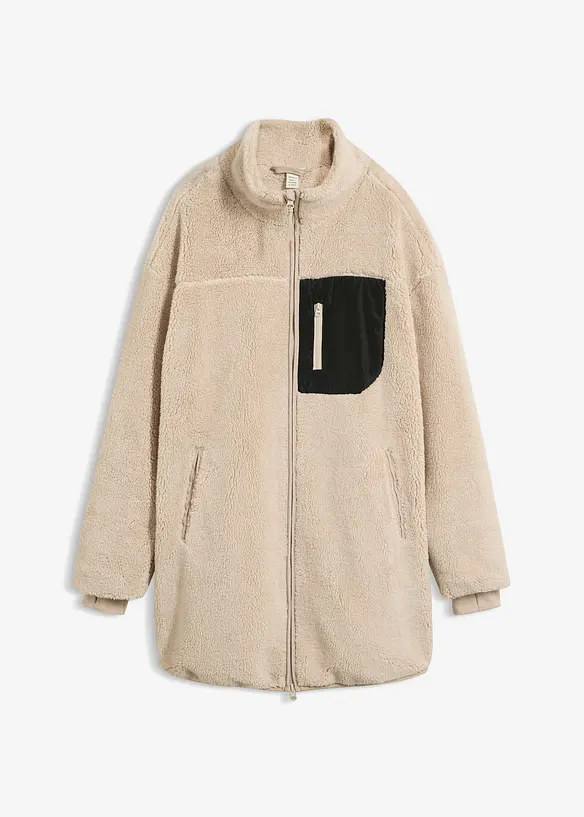 Jacka i teddyfleece, bonprix