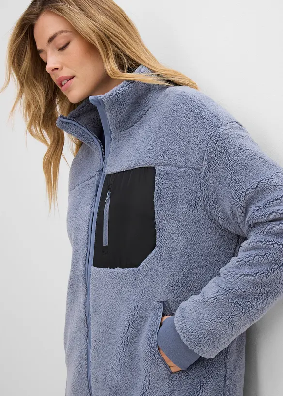 Jacka i teddyfleece, bonprix