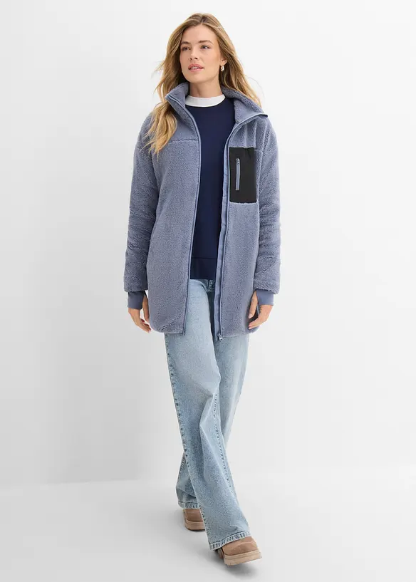 Jacka i teddyfleece, bonprix