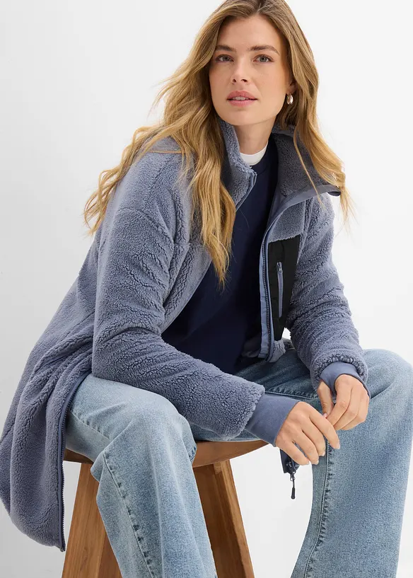 Jacka i teddyfleece, bonprix