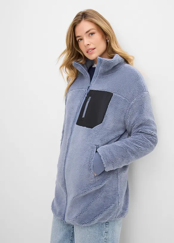Jacka i teddyfleece, bonprix