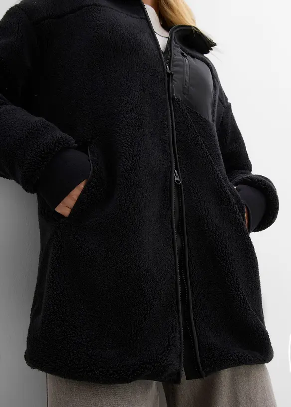 Jacka i teddyfleece, bonprix