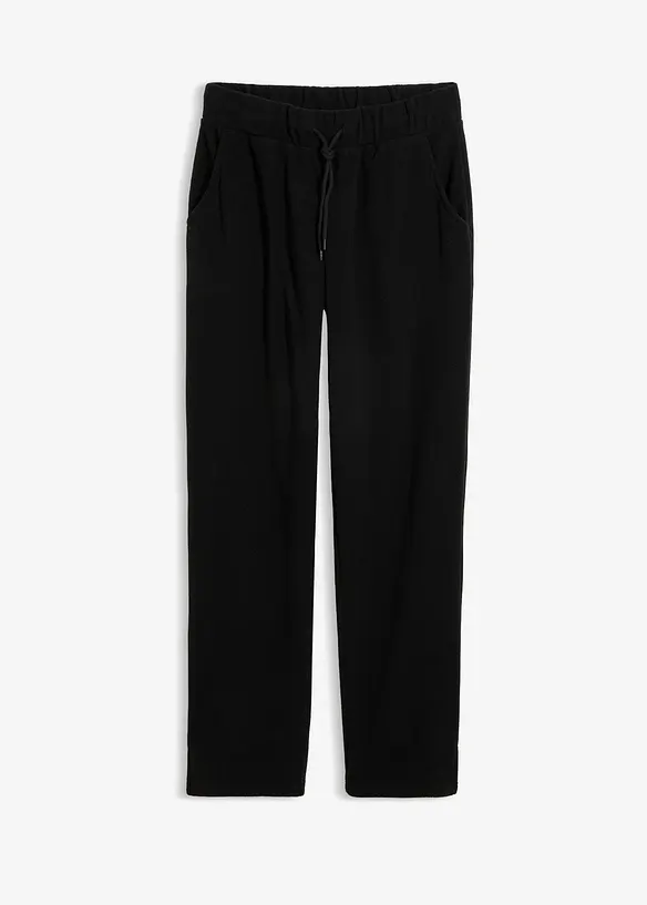Fleecebyxa i dra p&aring;-modell, bonprix