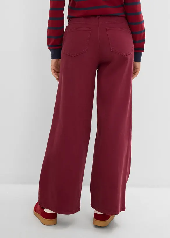 Twillbyxa i bomullsstretch, bonprix