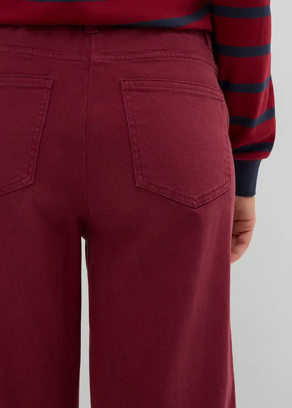 Twillbyxa i bomullsstretch, bonprix