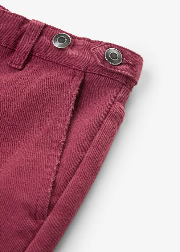 Twillbyxa i bomullsstretch, bonprix