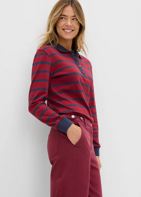 Twillbyxa i bomullsstretch, bonprix