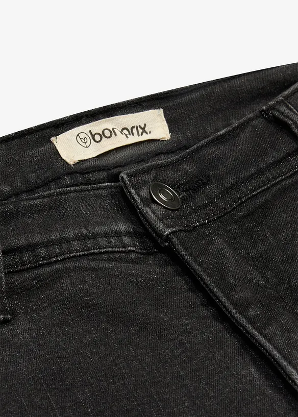 Jeans med bekv&auml;mt snitt, Regular Fit, Straight, bonprix
