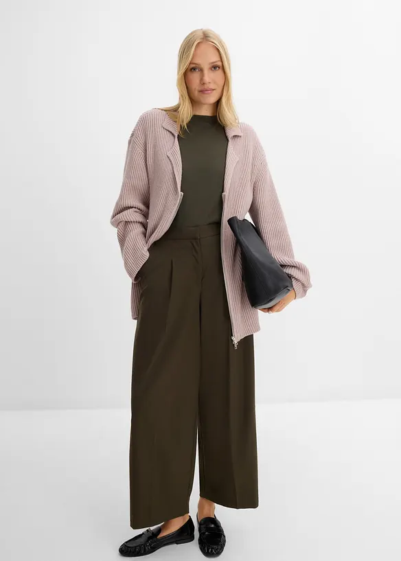 Cardigan i viskosmix, bonprix