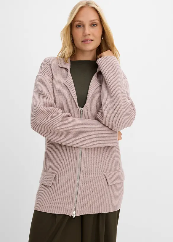 Cardigan i viskosmix, bonprix
