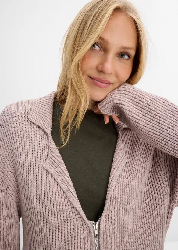 Cardigan i viskosmix, bonprix
