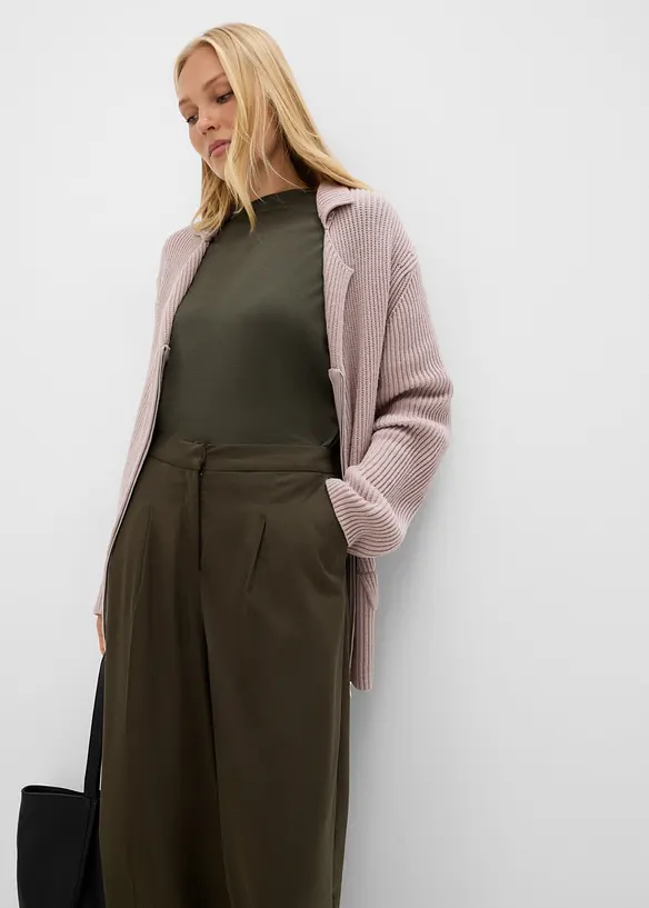 Cardigan i viskosmix, bonprix