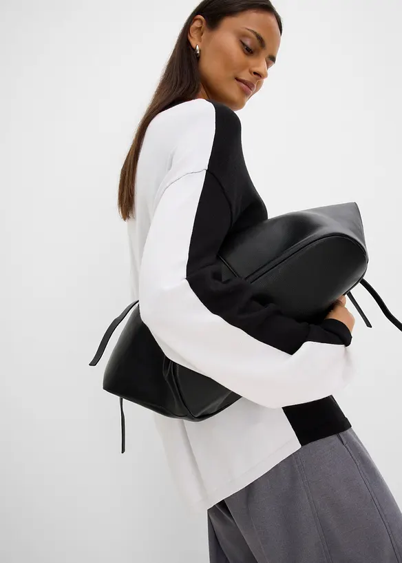 Tr&ouml;ja av viskosmix med asymmetrisk nederkant, bonprix