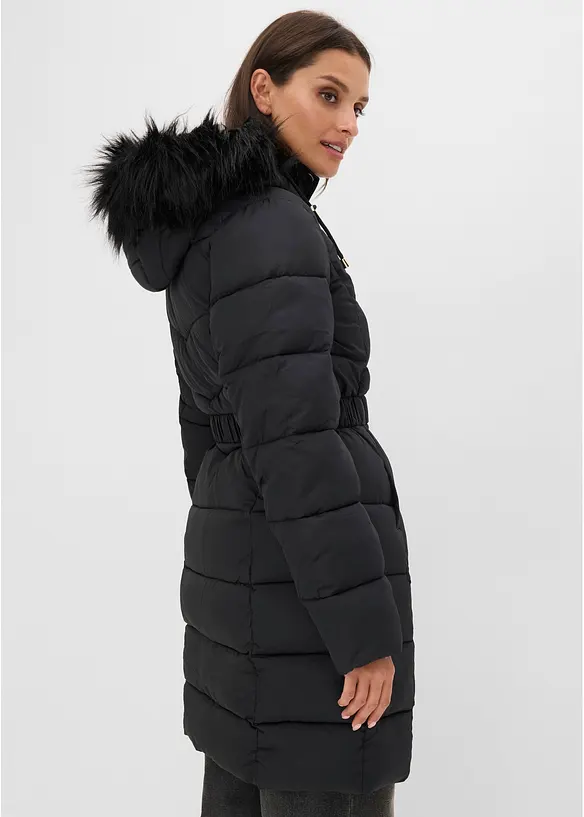 Vattenavvisande t&auml;ckjacka med fuskp&auml;ls, bonprix