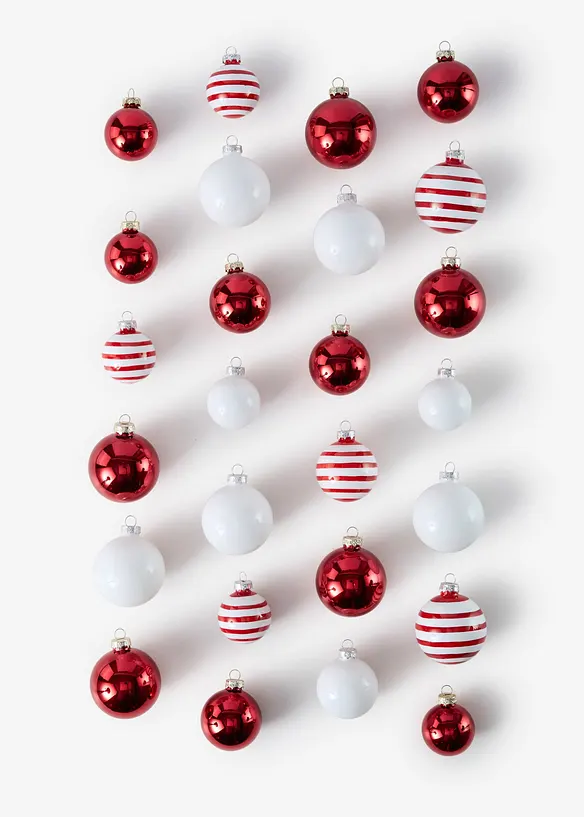 Julgranskulor (26 delar), bonprix