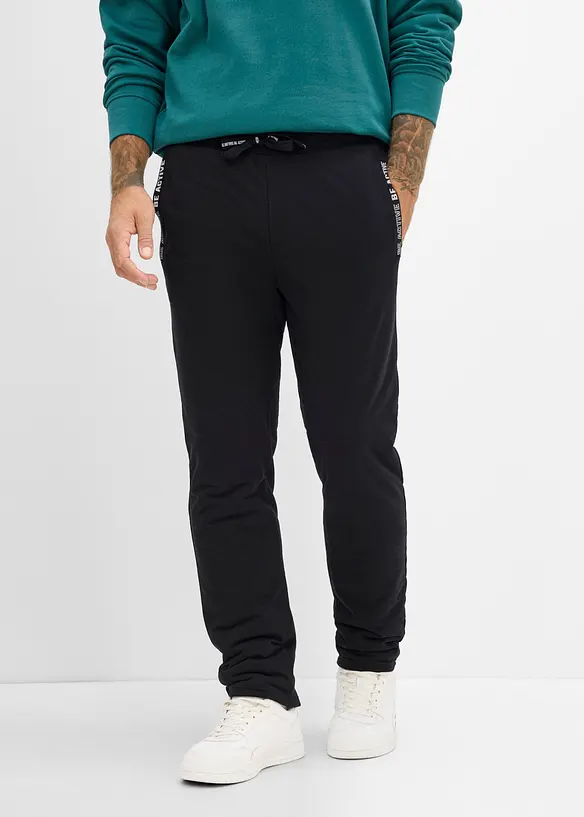 Joggingbyxa med v&auml;rmande fleecefoder, bonprix