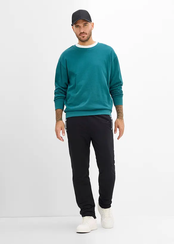 Joggingbyxa med v&auml;rmande fleecefoder, bonprix