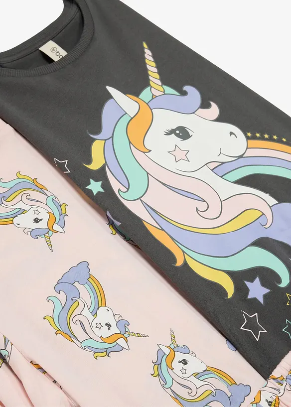 Pyjamas f&ouml;r barn, i ekologisk bomull (4 delar), bonprix