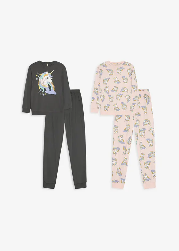 Pyjamas f&ouml;r barn, i ekologisk bomull (4 delar), bonprix